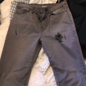 Urban outfitters grey high rise ankle jeans 25